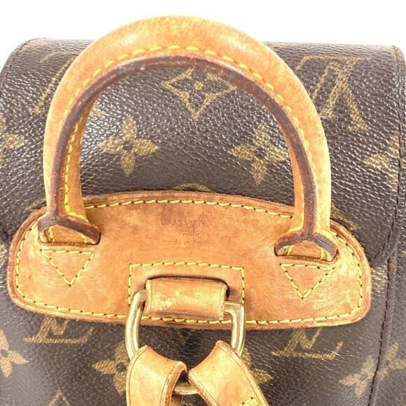 LOUIS VUITTON M51137 Monogram Mini Montsouris bag Backpack MonogramCanvas Brown - Picture 9 of 16